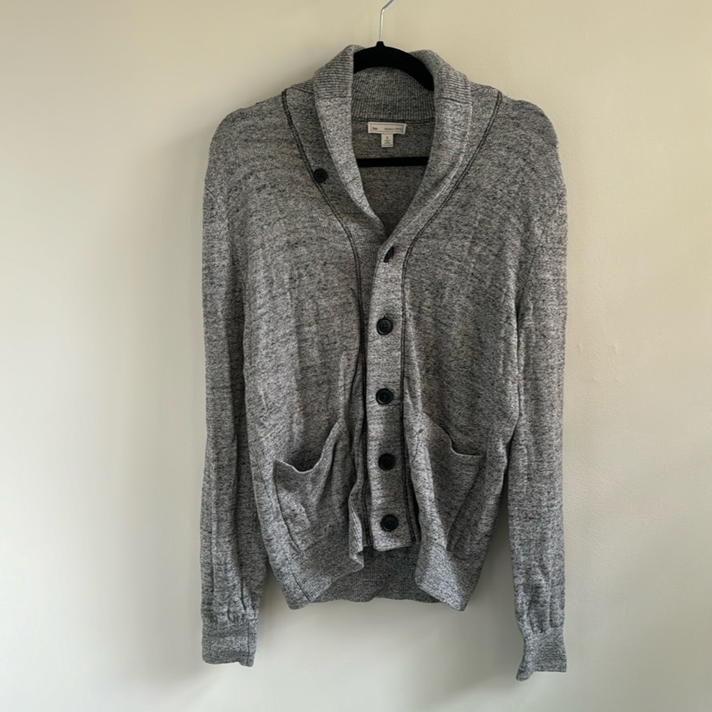 Gap 100% cotton heather shawl cardigan